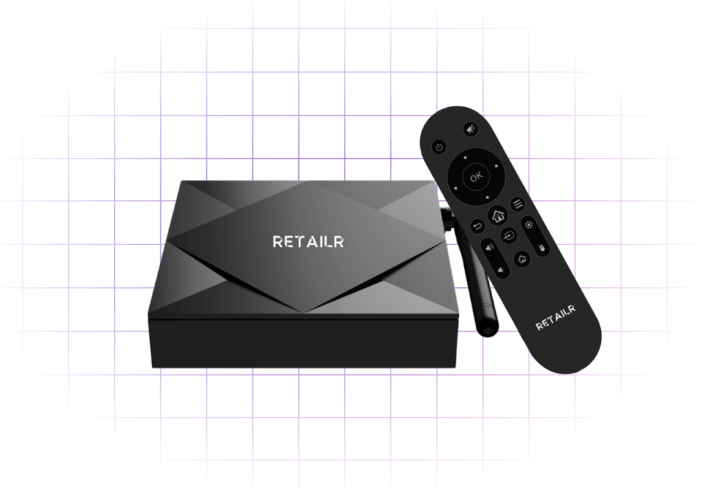 Retailr Digital Signage player for smart retail digital signage management