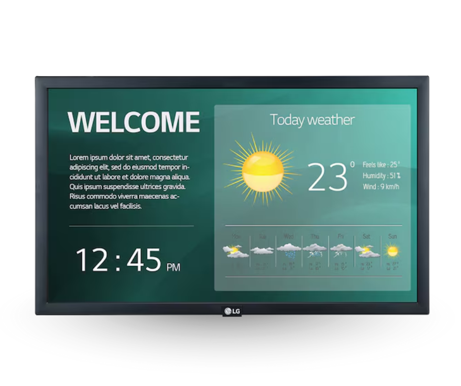 LG SM3G Series – 22" Smart Digital Signage Display