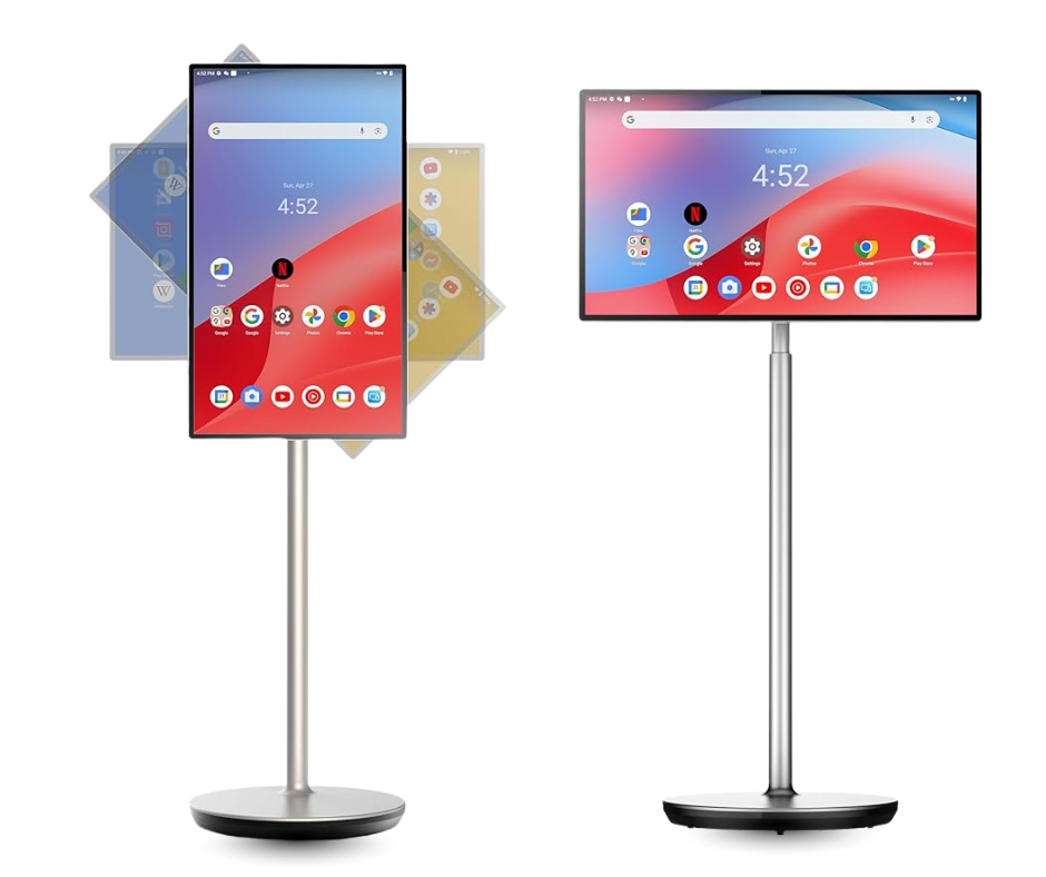 Retailr x GTUOXIES 32" Portable Smart 4K Touch Display with Built-in Battery & Adjustable Stand